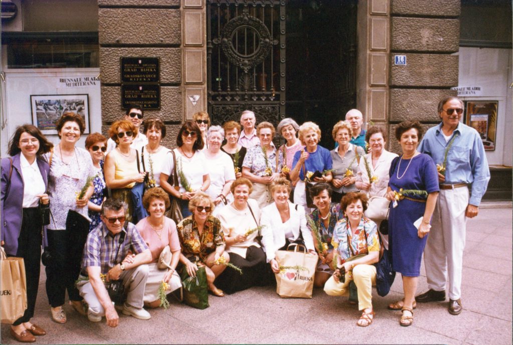 The Histria Association for Women on their “Tasteful Istria and Kvarner Journey” in Rijeka, Croatia, 1995