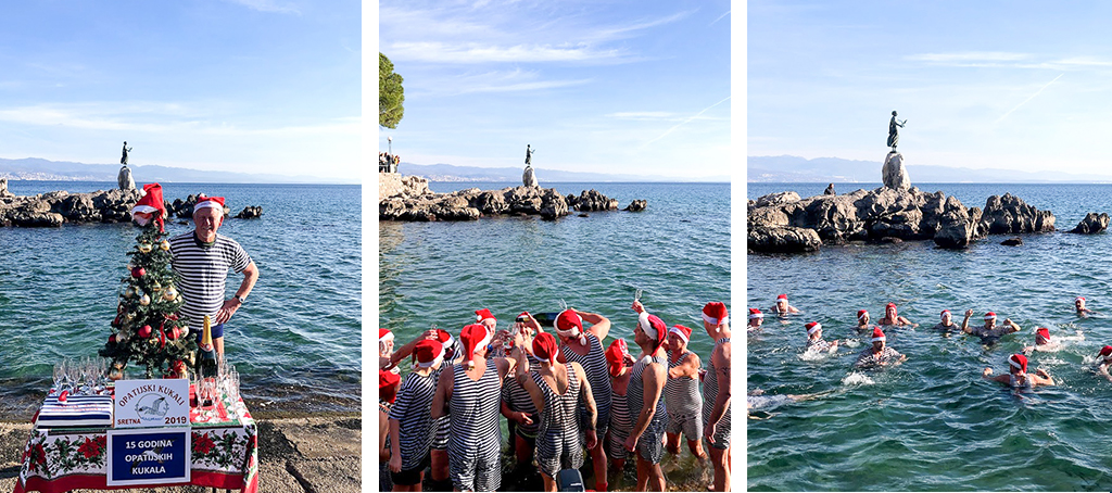 Christmas traditions in Croatia - celebrating New Year at noon in Opatija