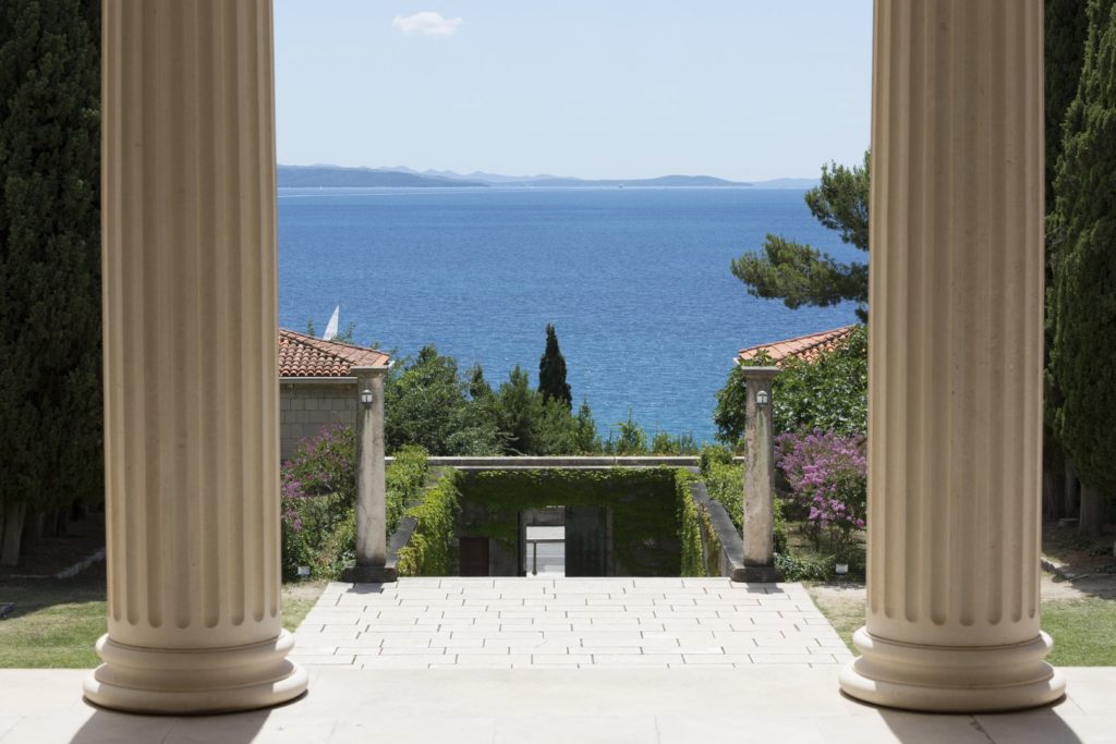 The view of the sea from the Meštrović Gallery in Split; photo by Zoran Alajbeg