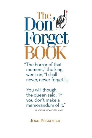 The Don't Forget Book